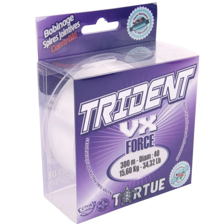 Fil nylon tortue trident vx force 300m