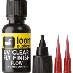 Fly tying loon outdoors uv clear fly finish - flow (1/2 oz)