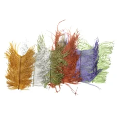 Fly tying plumes autruche zebrée jmc