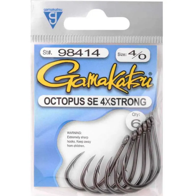 Gamakatsu SW Octopus Hooks Black