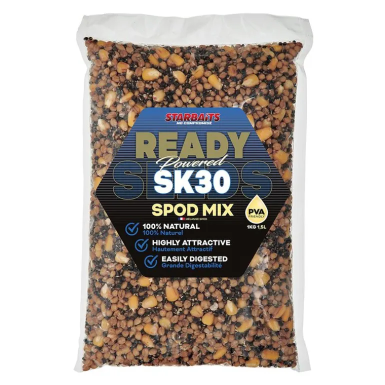 Graines Cuites Starbaits Ready Seed SK30 Spod Mix