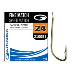 Hameçon non montés Garbolino fine match (x15)