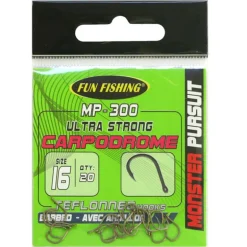 Hameçons coup fun fishing monster pursuit a oeillet avec ardillon mp300 (x20)