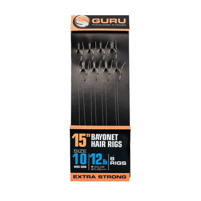 Hameçons montés coup guru bayonets ready rig 38cm (x8)