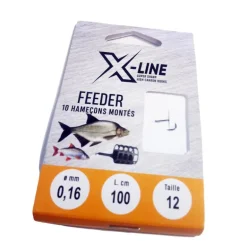 Hameçons montés coup x line feeder (x10)