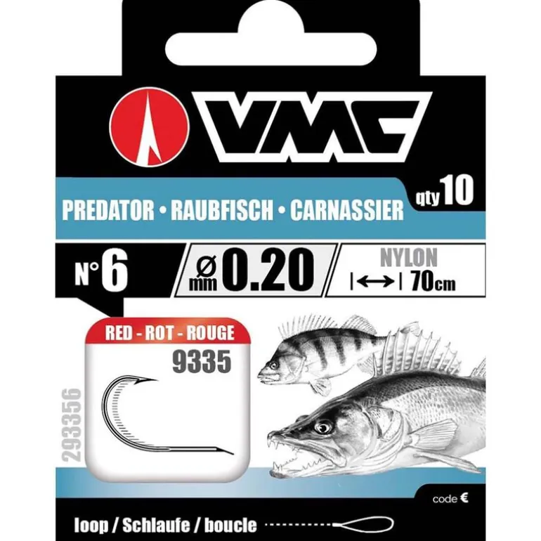 Hameçons Montés Nylon VMC Predator (x10)