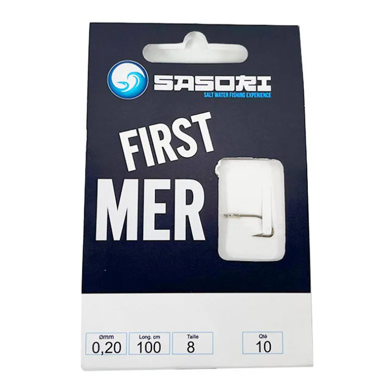 Hameçons Montés Sasori First Mer 100cm (x10)