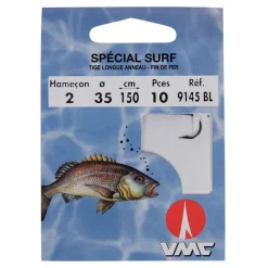 10 hameçons montés spécial surf water queen