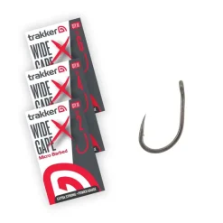 Hameçons Trakker Wide Gape XS Hooks Micro Barbed x5