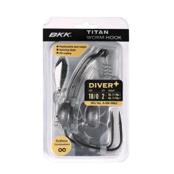 Hameçon Texan BKK Titant Diver+ (x2)