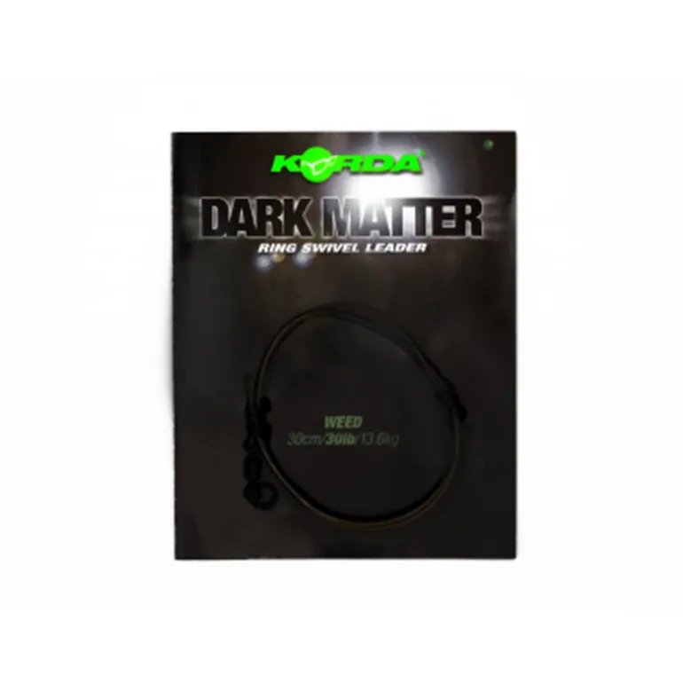 Leader Korda Dark Matter Leader Ring Swivel 30 lb 30 cm