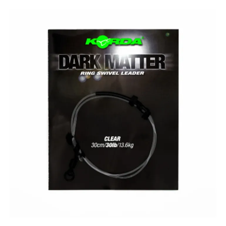 Leader Korda Dark Matter Leader Ring Swivel 30 lb 30 cm