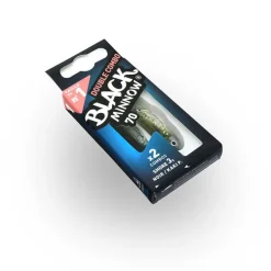 Leurre souple fiiish combo black minnow 70 shore 7cm 3g