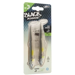 Leurre souple Fiiish Double Combo Black Minnow 120 Offshore 25g