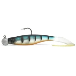 Leurre Souple Monté Grub Hyperlastics Curlyminn 15cm, Jighead 14g