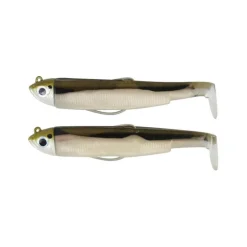 Leurre Souple Shad Fiiish Double Combo Shore Black Minnow 105, 8g