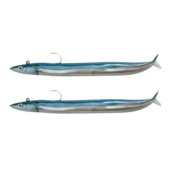 Leurres souples fiiish double combo crazy sand eel 150 off shore 15 cm 20g