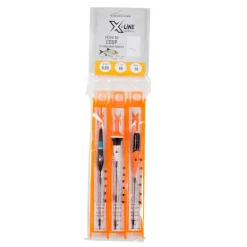 Lignes montées coup x-line kit 3 lignes + hameçons montés