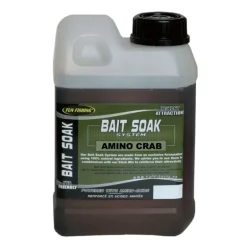 Liquide de trempage carpe fun fishing bait soak system amino crab 1l