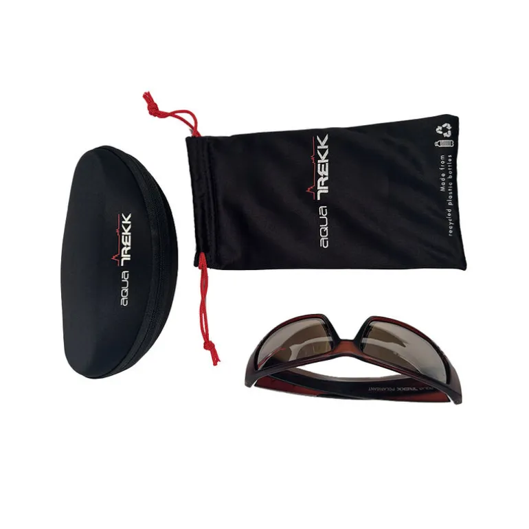 Lunette Polarisante AQUATREKK Huntfin Ambre verres gris