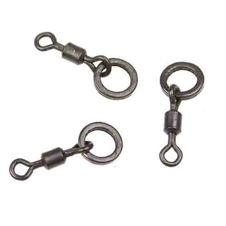 Émerillon à anneaux carpe nash hook bead ring swivels (x10)