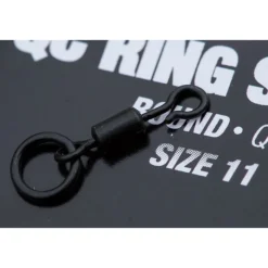 Émerillon rapide carpe korda quick change swivel loop fitting taille 11 (x8)