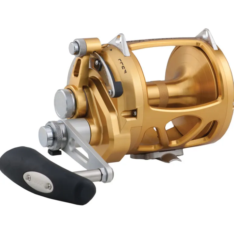 Moulinet traine penn international vi 50 vw double vitesse série gold