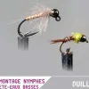 Nymphes Garbolino X2 - début de saison / eaux fortes / quill