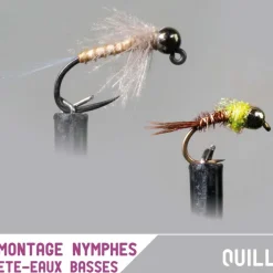 Nymphes Garbolino X2 - début de saison / eaux fortes / quill
