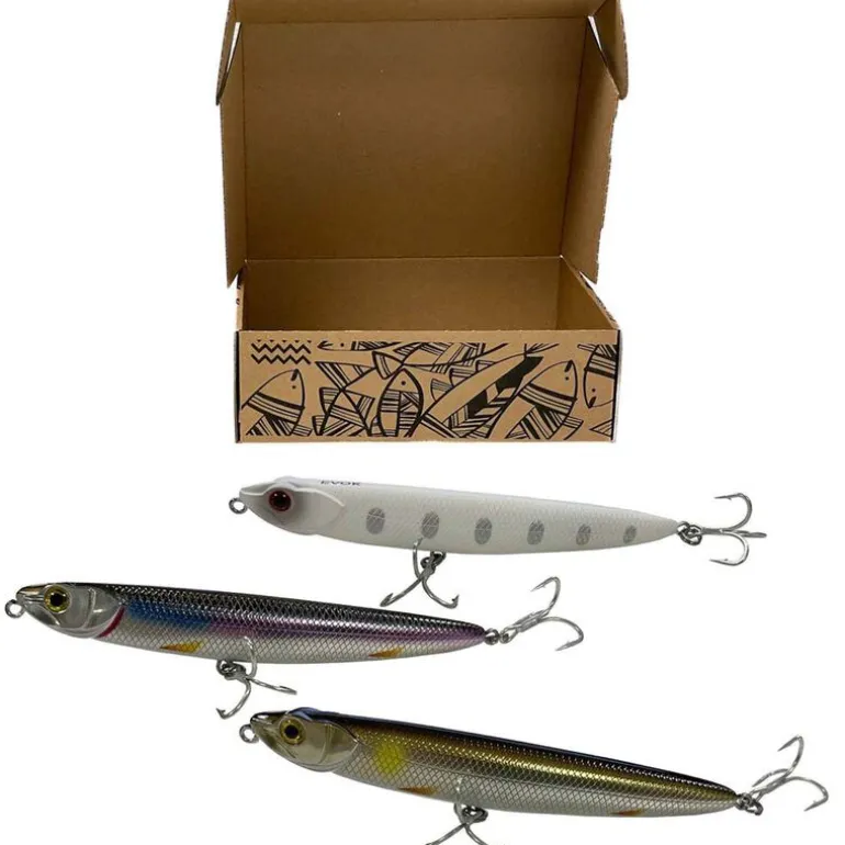 Pack 3 BEST leurres Evok Loki Stick 110 SW