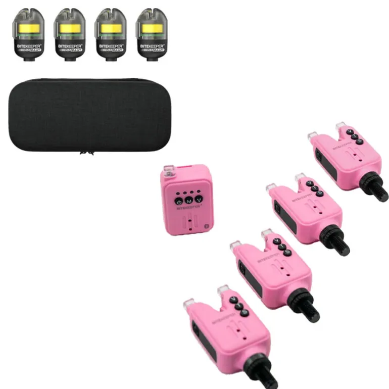 Pack Bite Keeper Pink 4+1 + 4 Silver Bullet Bobbin