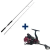 Pack Canne Evok Invictus V2 2.26m, 3-10g + Moulinet Invictus 2500Fd