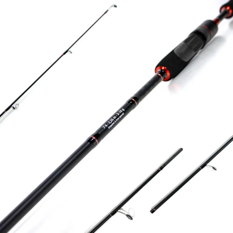 Pack Canne Evok Invictus V2 2.26m, 3-10g + Moulinet Invictus 2500Fd + Tresse + Fluorocarbone