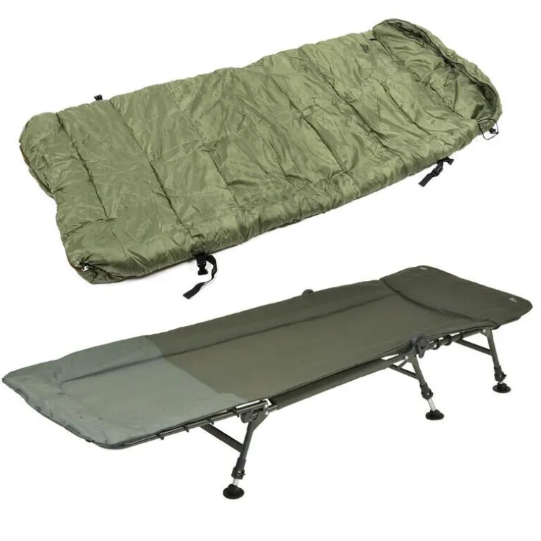 Pack confort team carpfishing bedchair + duvet process
