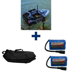 Pack Dark Water NG Boat + 2 Batterie 12000 mAh + SAC