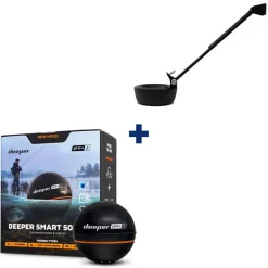 Pack Deeper Pro +2 + Support pour fixation sur bateau amorceur