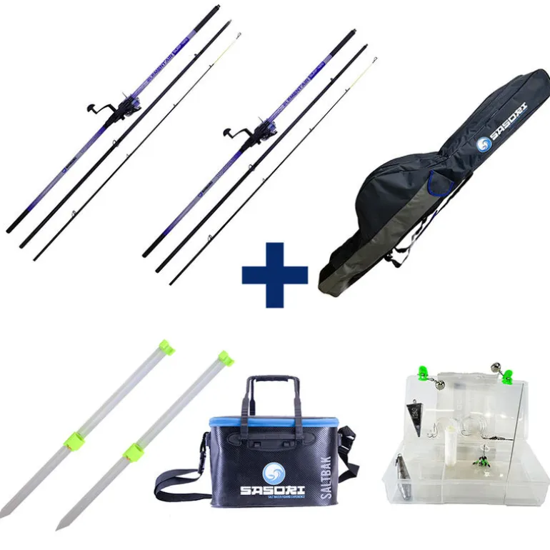 Pack Elementair Surf 420 + Surf Box + Pique Surf Alu 1 M + Fourreau Surf + Baksalt