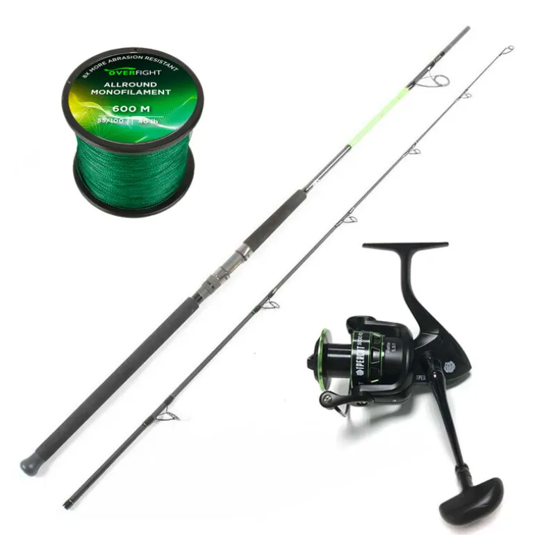 Pack Ipercut Heavy Spin + Moulinet 5000FD + Tresse