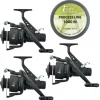 Pack 3 Moulinets Dark Water 6000 FS Debrayable + 1000m de 0.35mm