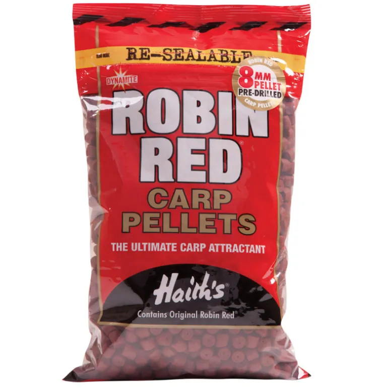 Pellets d'amorçages carpe dynamite baits robin red carp pellets 900g