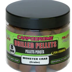 Pellets d'eschage coup fun fishing  pellets perces monster crab 8mm 80g