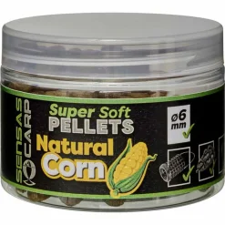 Pellet Sensas Super Soft Pellets 6 mm Natural Corn 60g