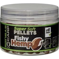Pellet Sensas Super Soft Pellets 6 mm fishy Hemp 60g
