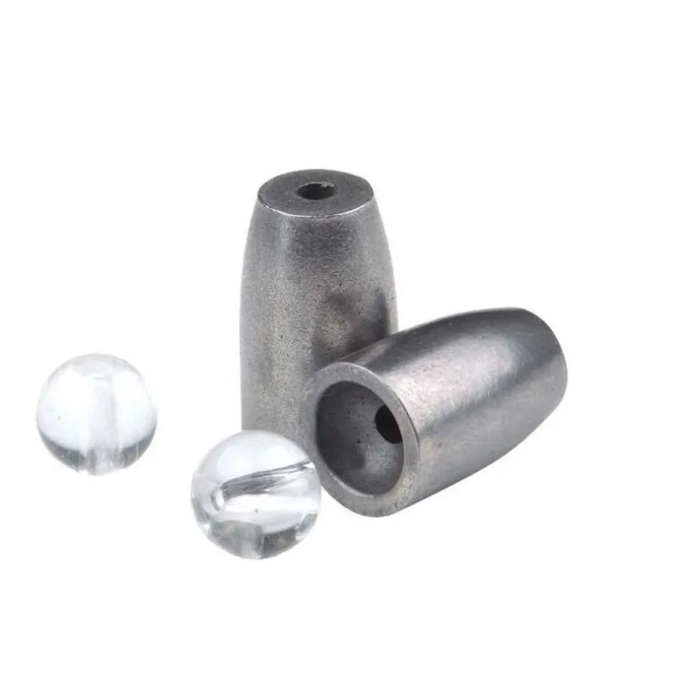 Plomb Balle en Acier Inoxydable Spro Stainless Steel Bullet Sinkers + Billes