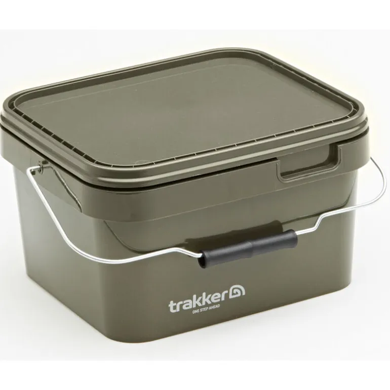 Seau Trakker Olive Square Container 5l