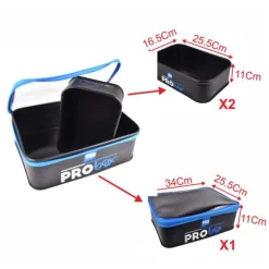 Set Eva de 3 Boites Type Groundbait Garbolino