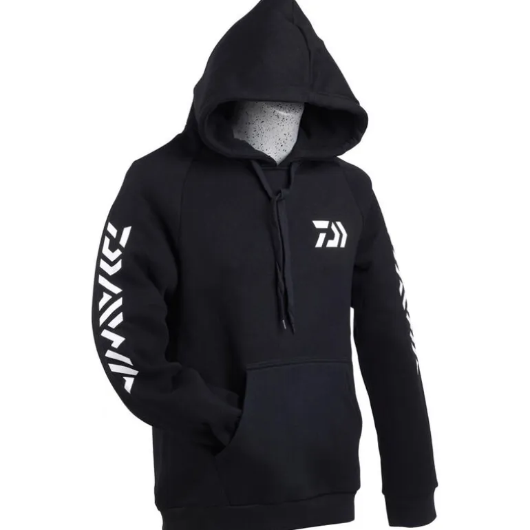 Sweat à capuche daiwa noir