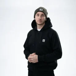 Sweat Nash Make it Badge Zipped Hoody Balck