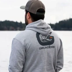 Sweatshirt Grundens G Trout Hoodie Ahtletic Heather
