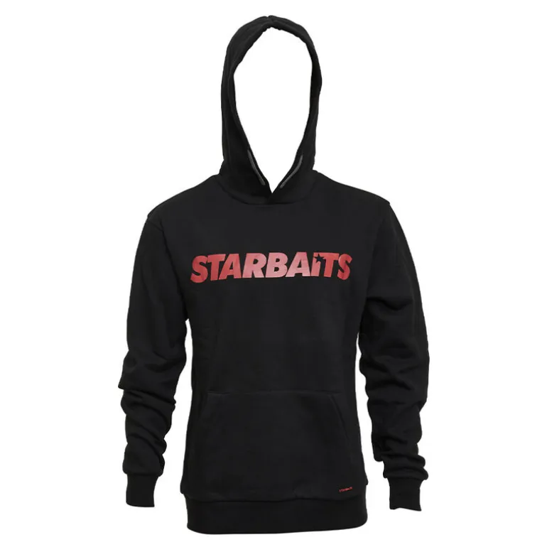 Sweatshirt Starbaits Hoodie Black & Red